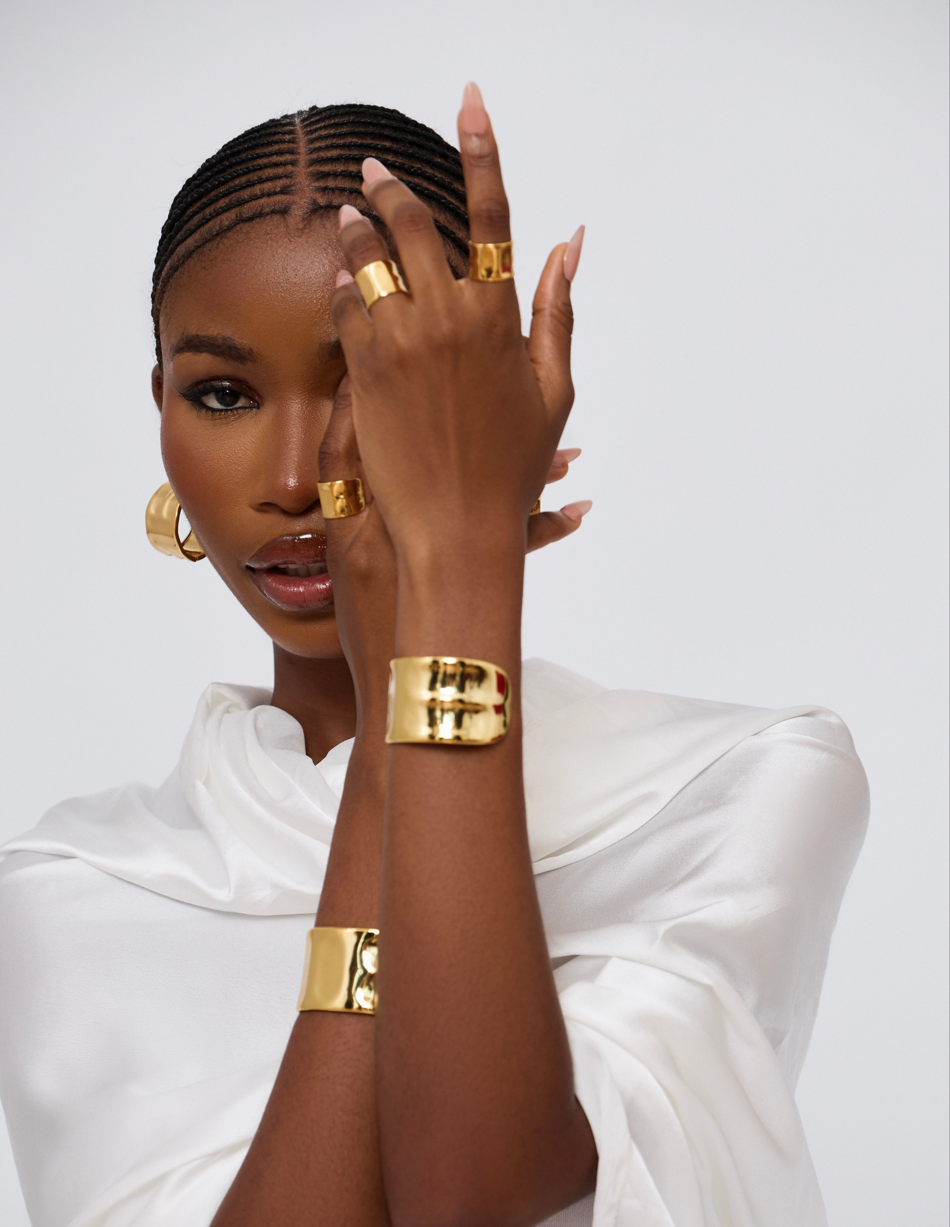 Shako Statement Bangles with Sculptural Design, Buy Now | Duburu