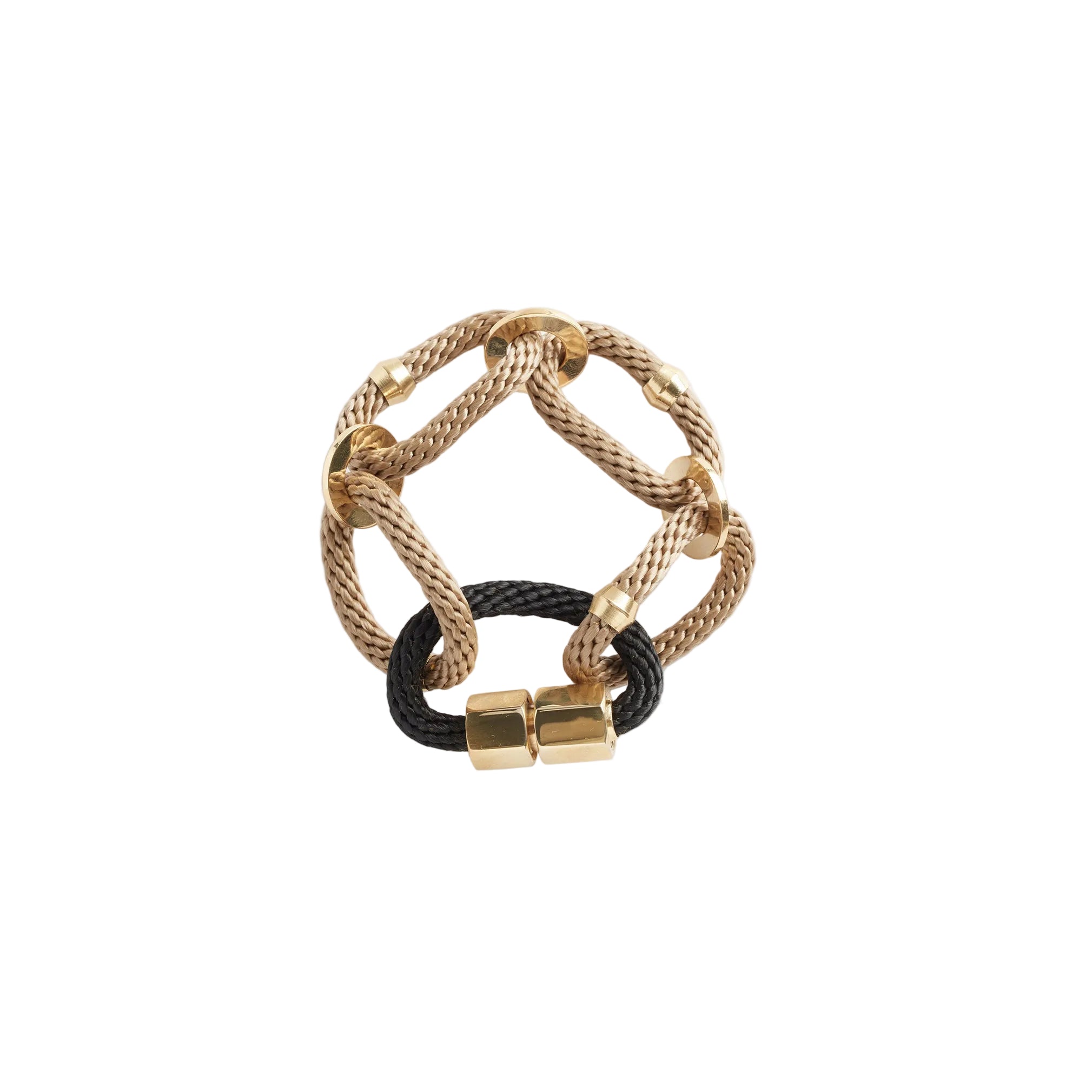 Circe Beige & Black Statement Bracelet, Buy Now | Duburu